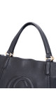 Gucci Soho Top Handel Tote Bag i Sort Skinn