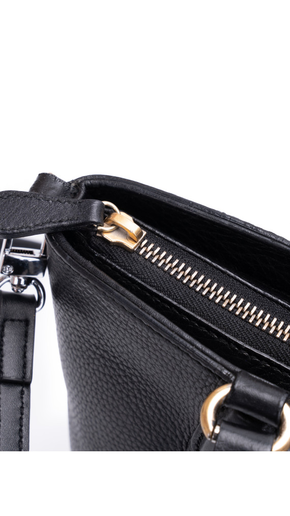 Gucci Soho Top Handel Tote Bag i Sort Skinn