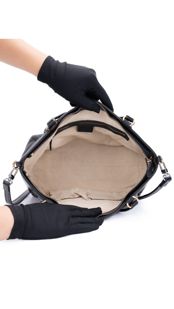 Gucci Soho Top Handel Tote Bag i Sort Skinn