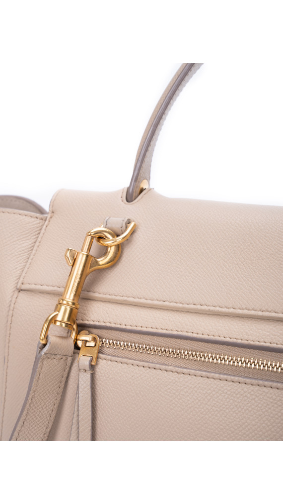 Céline Belt Bag i beige skinn