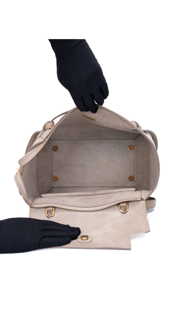 Céline Belt Bag i beige skinn