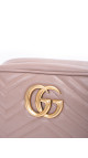 Gucci GG Marmont Matelassé Camera Bag i Dusty Pink