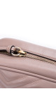 Gucci GG Marmont Matelassé Camera Bag i Dusty Pink