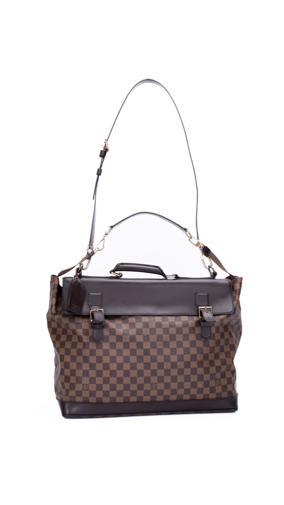 Louis Vuitton Vintage Damier Ebene Sac Chasse Hunting Bag