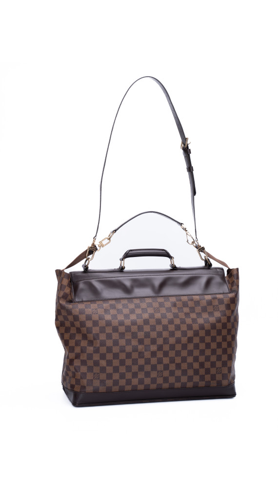 Louis Vuitton Vintage Damier Ebene Sac Chasse Hunting Bag