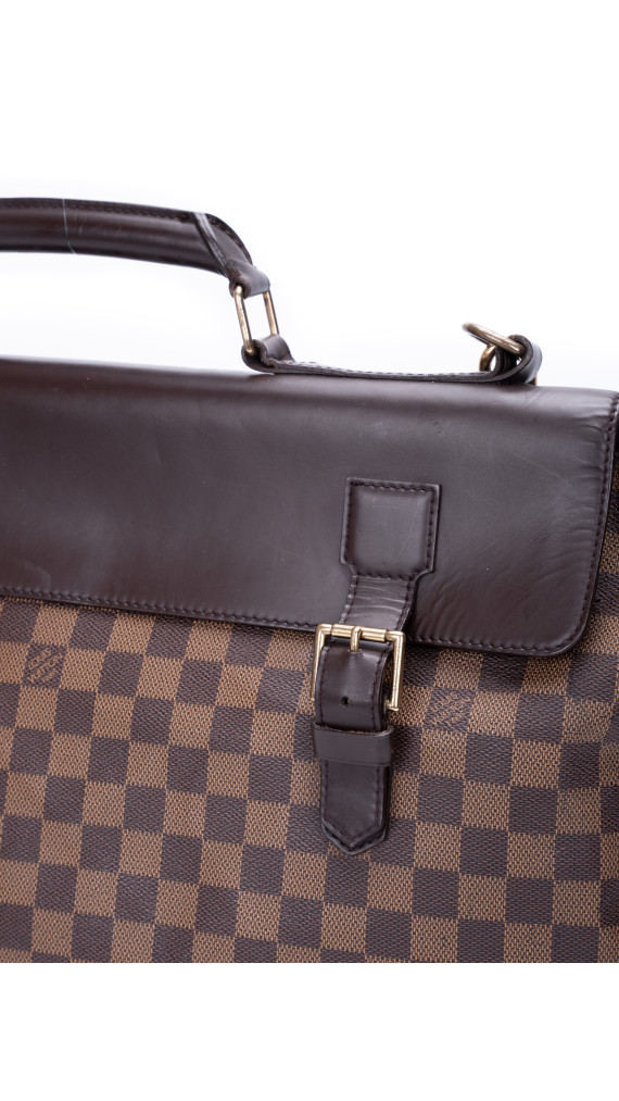 Louis Vuitton Vintage Damier Ebene Sac Chasse Hunting Bag