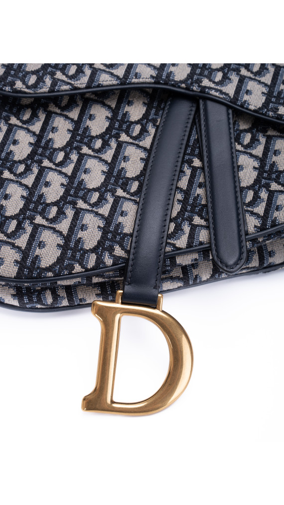 Dior Saddle Bag Size Classic (Medium) i Oblique canvas