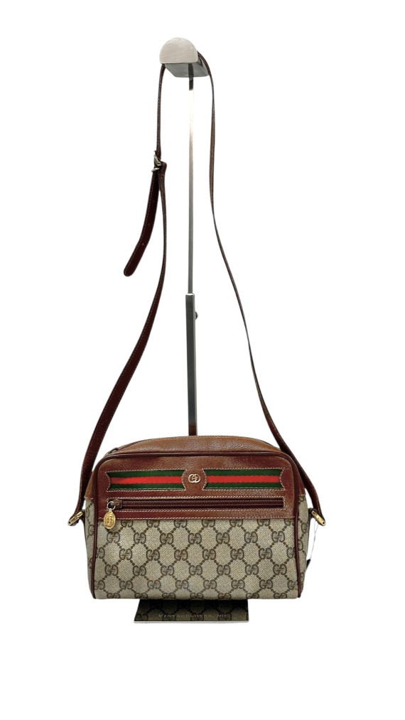 Vintage Gucci Monogram Crossbody Bag