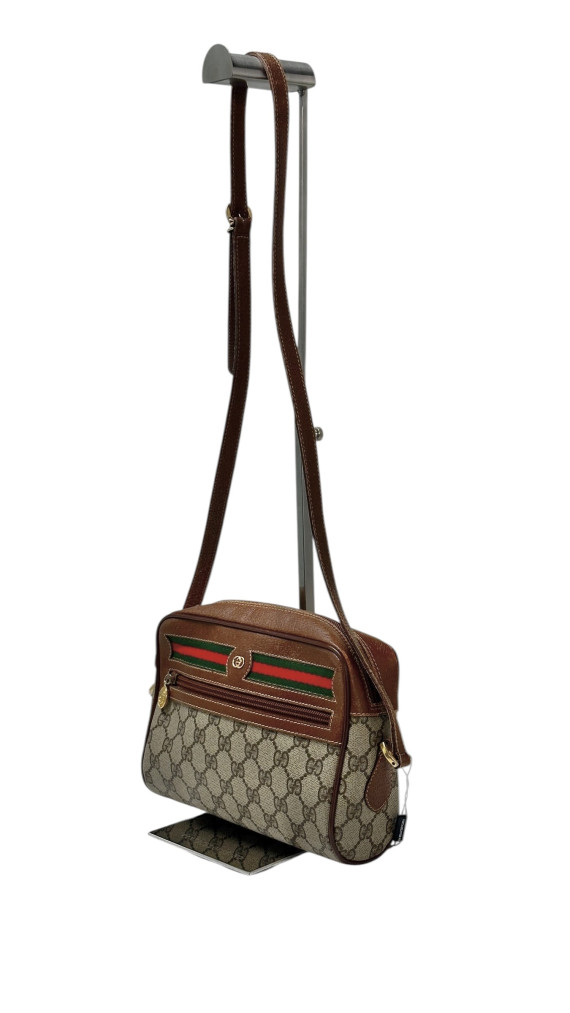 Vintage Gucci Monogram Crossbody Bag