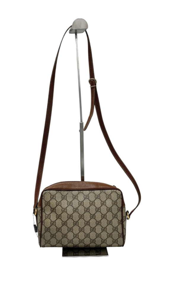 Vintage Gucci Monogram Crossbody Bag