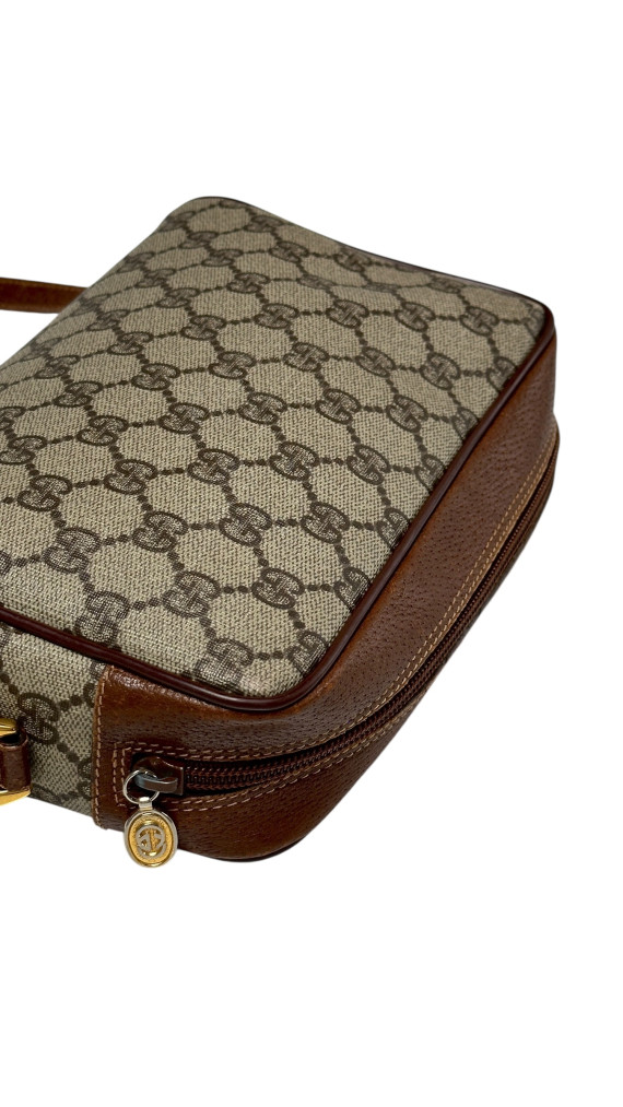 Vintage Gucci Monogram Crossbody Bag