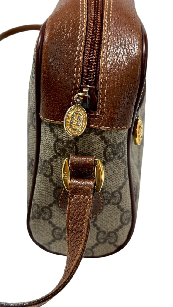 Vintage Gucci Monogram Crossbody Bag