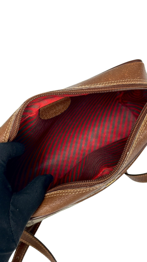 Vintage Gucci Monogram Crossbody Bag