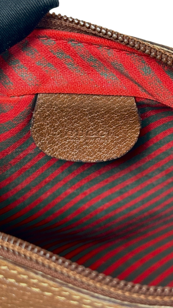 Vintage Gucci Monogram Crossbody Bag