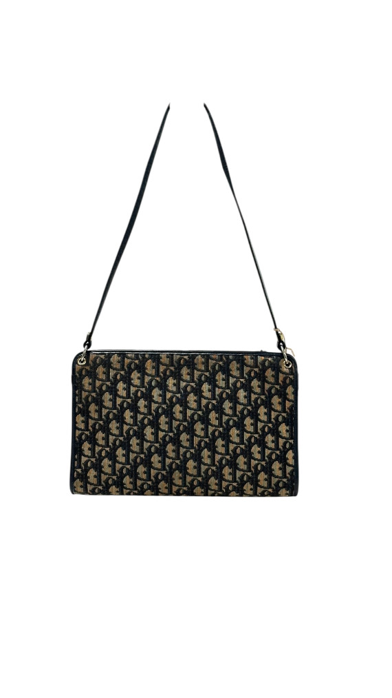 Vintage Dior Monogram Shoulder Bag