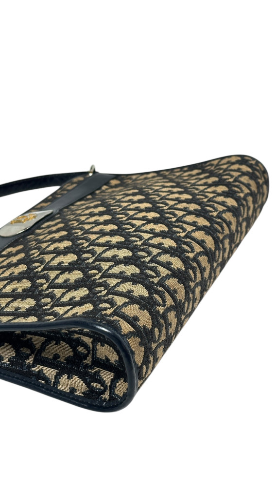 Vintage Dior Monogram Shoulder Bag