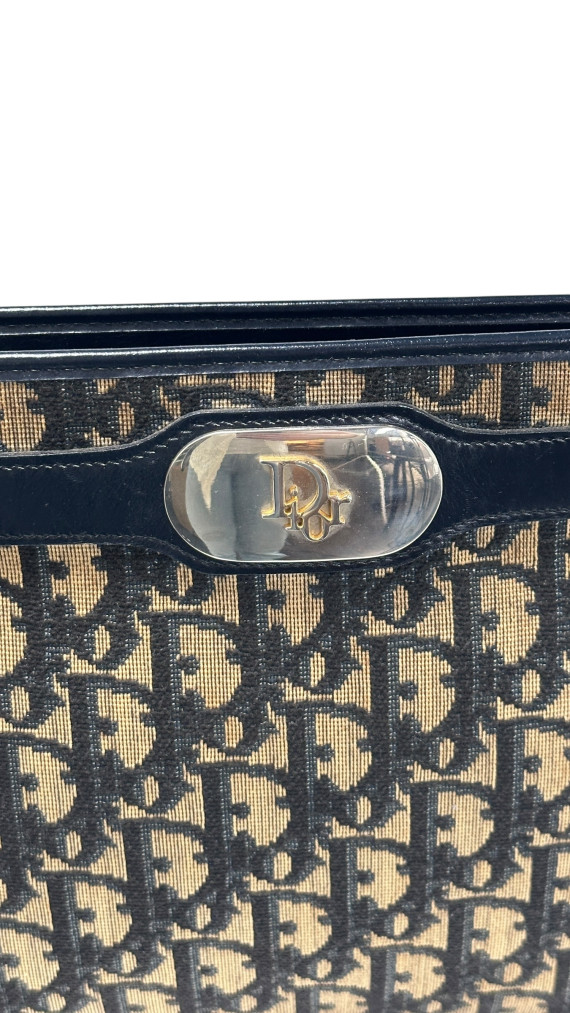 Vintage Dior Monogram Shoulder Bag