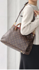 Louis Vuitton Pallas Monogram Cerise Shoulder Bag