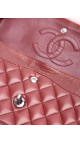 Chanel Classic Double Flap Bag I Burgunder Lammeskinn