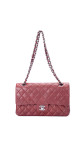 Chanel Classic Double Flap Bag I Burgunder Lammeskinn