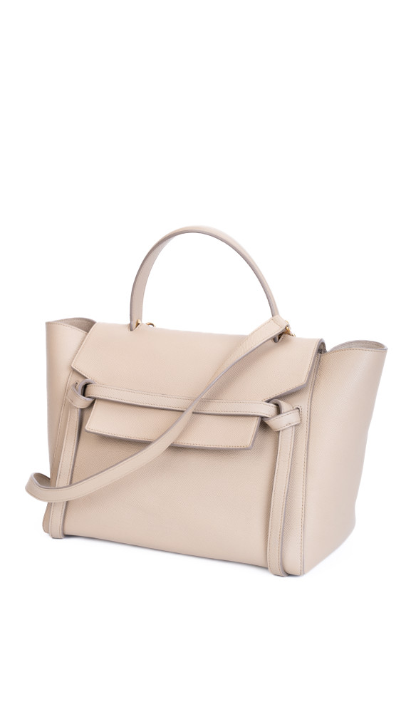 Céline Belt Bag i beige skinn