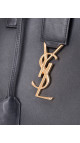 YSL Saint Laurent Cabas Bag Size Medium i svart skinn