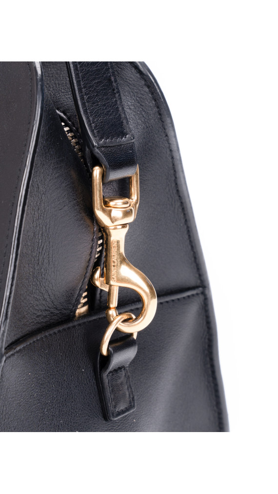 YSL Saint Laurent Cabas Bag Size Medium i svart skinn