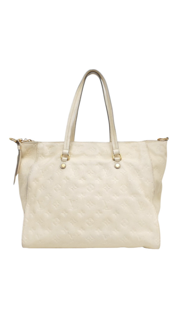 Louis Vuitton Empreinte Lumineuse Tote i kremhvitt skinn