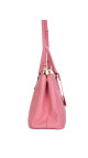 Prada Saffiano Lux Tote Bag i rosa skinn