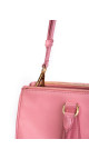 Prada Saffiano Lux Tote Bag i rosa skinn