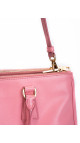 Prada Saffiano Lux Tote Bag i rosa skinn