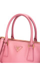 Prada Saffiano Lux Tote Bag i rosa skinn