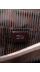 Fendi 2Jour Tote Bag i svart kalveskinn og brun/hvit ponyhair