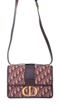 Christian Dior Oblique Canvas Montaigne Shoulder Bag