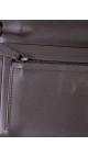 Bottega Veneta Intrecciato Clutch i mørkebrunt skinn