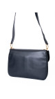 Celine Classic Box Bag i mørkeblå skinn med gullfarget hardware