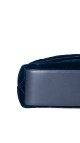 Saint Laurent Lou Lou Size Small Shoulder Bag i blå velur med gull hardware