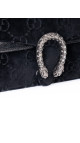 Gucci Dionysus Velvet Shoulder Bag Black