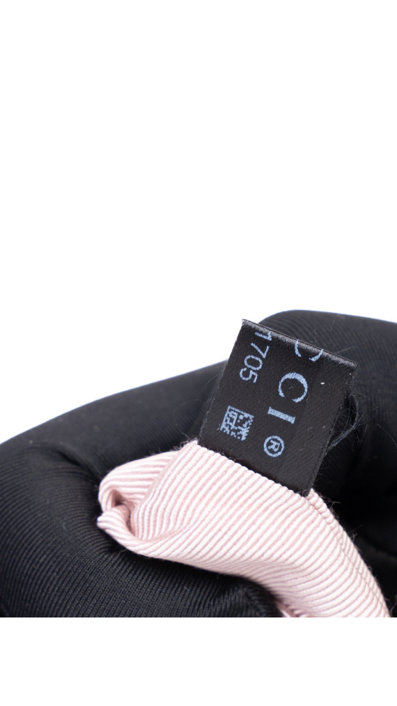 Gucci Alri Shoulder Bag Black Suede