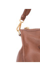 Prada Vitello Daino Tote Bag i brun skinn