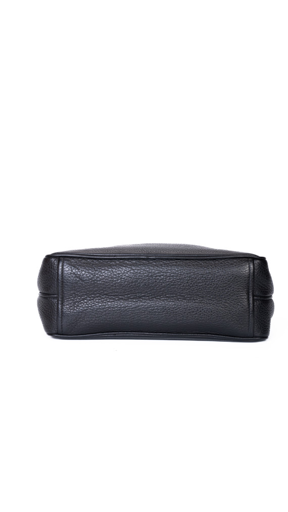 Prada Camera Bag Black Vitello Phenix Leather