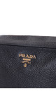 Prada Camera Bag Black Vitello Phenix Leather