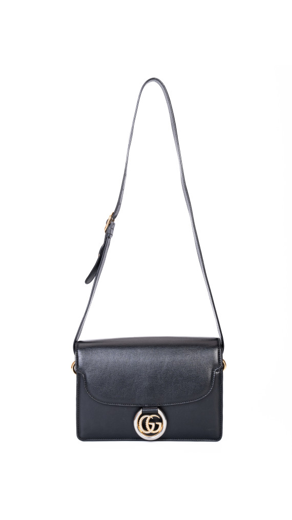 Gucci Logo Plaque Shoulder Bag Sort