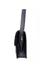 Gucci GG Logo Plaque Shoulder Bag - Black