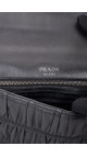 Prada Gaufre Nappa Chain Shoulder Bag Black