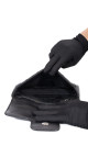 Prada Gaufre Nappa Chain Shoulder Bag Black