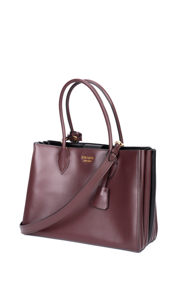 Prada Bibliotheque Tote Shoulder Bag