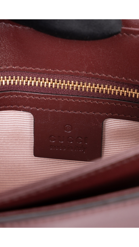 Gucci Arli Shoulder Bag Burgunder