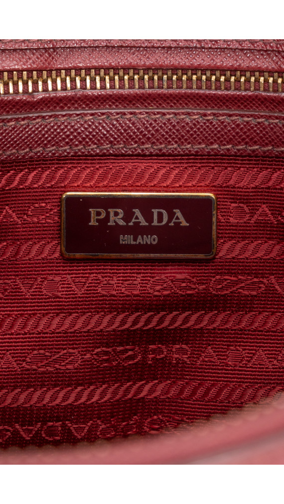 Prada Galleria Saffiano Bordeaux