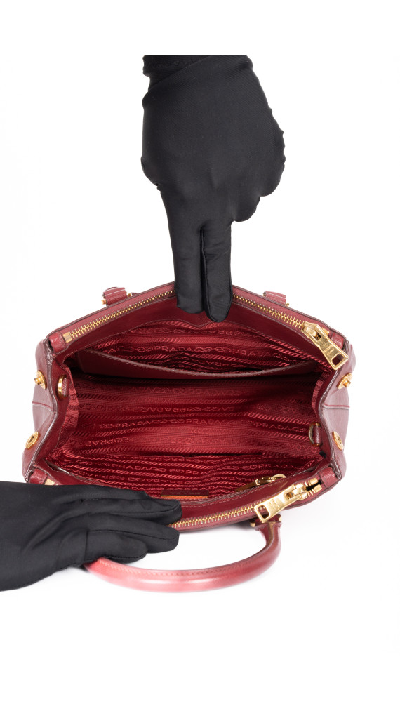 Prada Galleria Saffiano Bordeaux